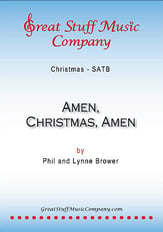 Amen, Christmas, Amen SATB choral sheet music cover